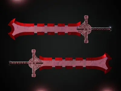 Sword  Low-poly 3D model get