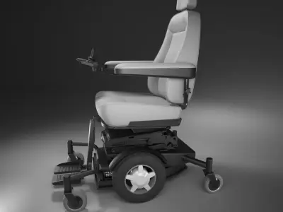 Wheelchair Motorised 3D model