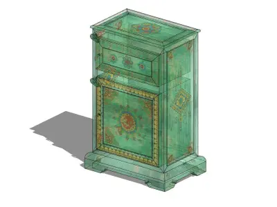 INDIAN TRADITIONAL RAJASTHANI CHEST 3D model