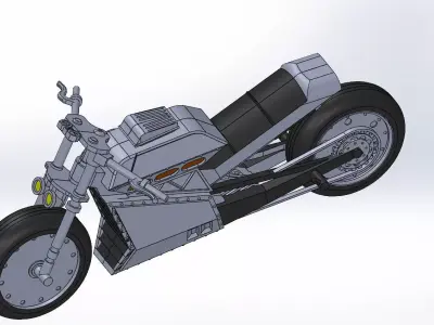 Blade vampire hunter motorcycle  3D print model