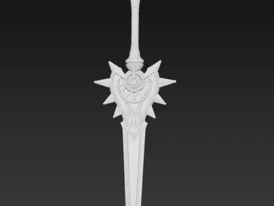 Fantasy Swords - High Detail Game - 3D Print Ready Pack 3D model