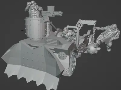 Ork kon truk v2 3D print model