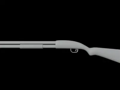 Shotgun 3D model purchase