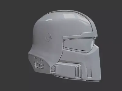 B 01 Tactical Helmet Modern Military 3D Printable  3D print model