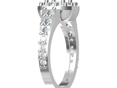 Wedding Ring  3D print model 201