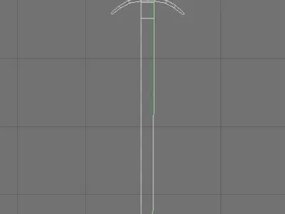 Sword lord of rings Low-poly 3D model