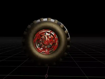Unleash Your Off-Road Beast with OFFROADING TIRE  3D model