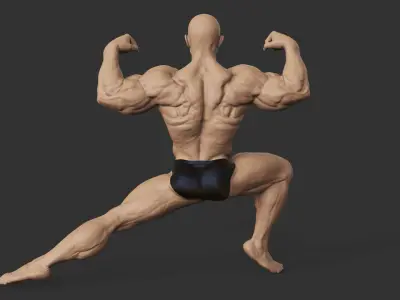 Bodybuilder 3D print model get