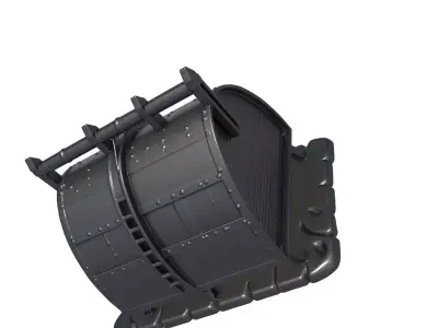 Industrial Furnace - Industrial oven 3D print model get