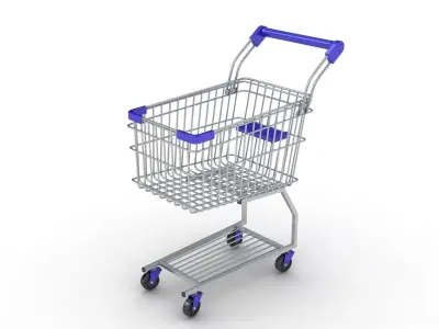  Shopping Cart 3D model