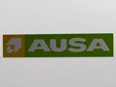 ausa logo 3D model