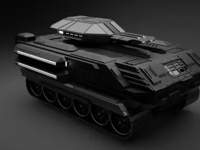 SCIFI TANKS 3D model