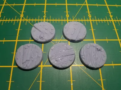 25mm trench base set Pre-supported 3D print model purchase