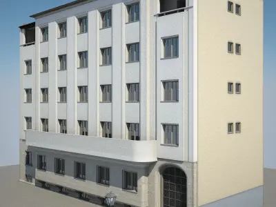 Apartment Building 12 3D model