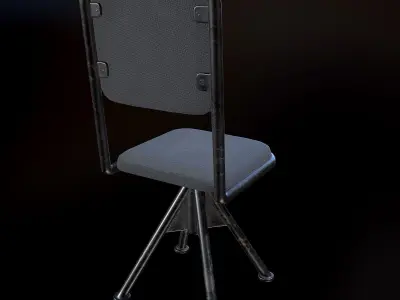 Industrial Chair Low-poly 3D model purchase