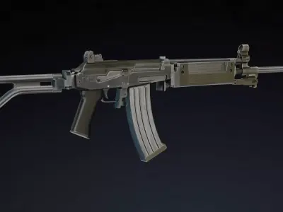 Vektor R4 Low Poly Realistic Low-poly 3D model