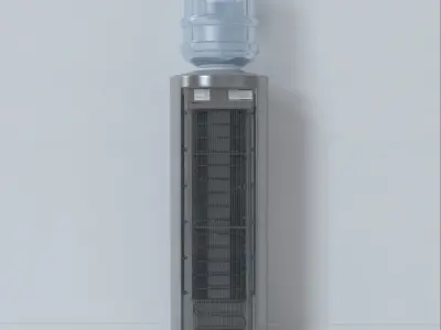 water coller Low-poly 3D model