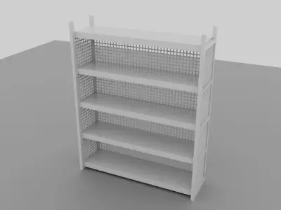 Industrial Shelf 3D model