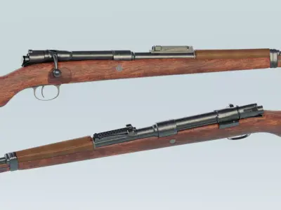 rifle brendon 12 3D model