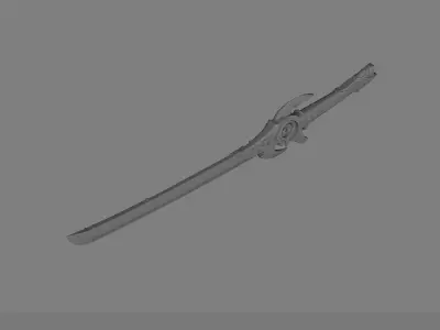 Genshin Impact -  Mistsplitter Reforged Free 3D model