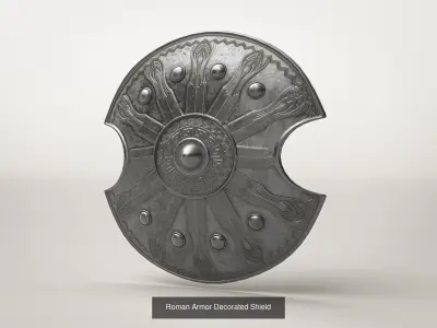 Gladiator Roman Armor and Weapons collection 3D Model Pack