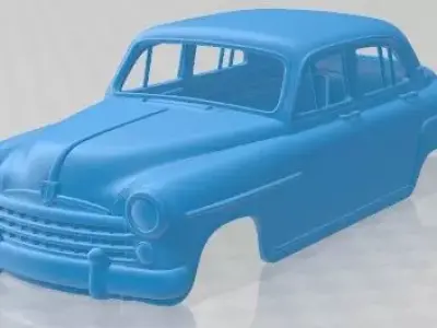 Seat 1400 1957 Printable Body Car 3D print model