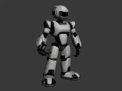 Robot Low-poly 3D model buy
