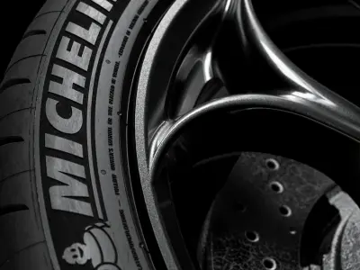 Michelin Pilot Sport Cup 2 215 40 ZR18 98Y 3D model