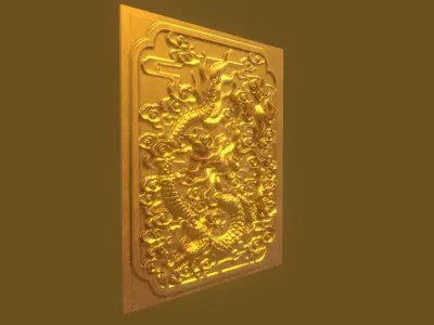 DRAGON RELIEF - NO 2 3D model