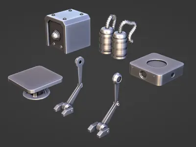 Hardsurface - Robot 3D model