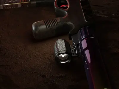 MP9  Assault Rifle Gun 3D model