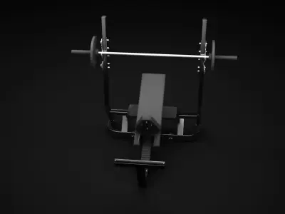 Olympic Incline 3D model