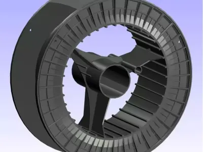 Welding Wire Drum  3D model