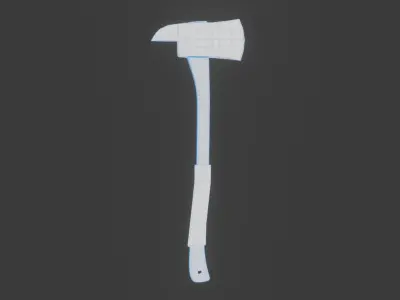 Firefighter Axe 3D model