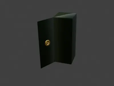 Big safe Low-poly 3D model