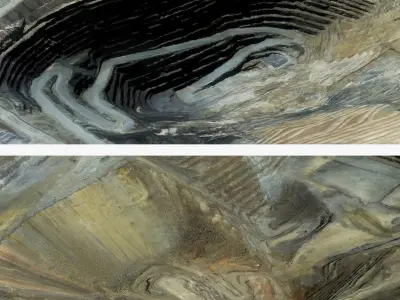 Opencast Mining Collection 1 3D model