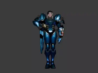 Pharah Overwatch 3D Model 3D model
