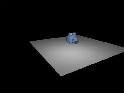 Funny Elephant 3D model