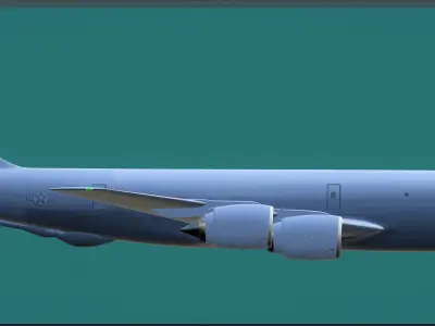 KC 135 tanker Free 3D model