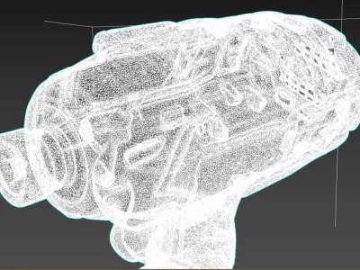 Ryobi Drill RBL15 Tool 3D-Scan 3D model