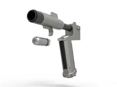Guess plastic gun 3D model purchase