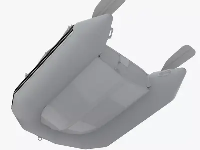 Rafting Boat 3D model