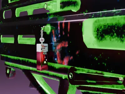 assault rifle 3D model 8