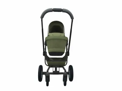 Baby stroller 01 3D model