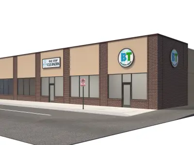 Retail-064 Retail Store 3D model