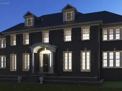  Colonial Style House with Garage and Garland 