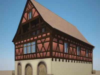 Medieval House II 3D model