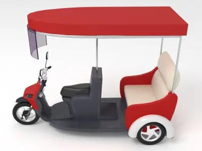 Mototaxi 3D model