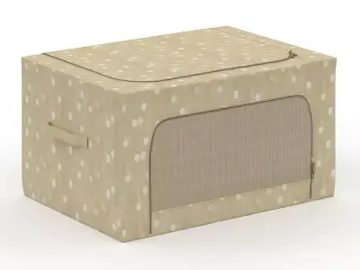 H2000497 STORAGE BOX BEIGE 3D model