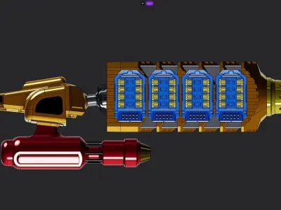 ARN-05 Sci-fi Freight Hauler 3D print model
